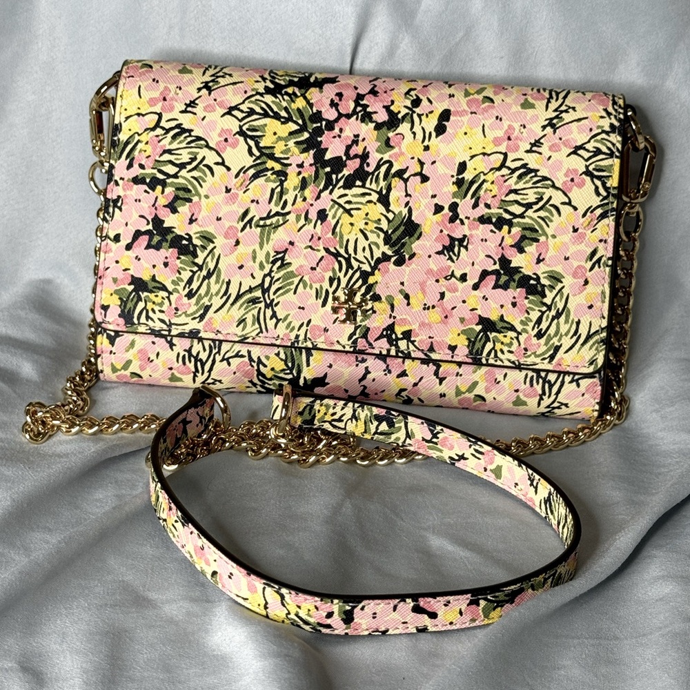 TORY BURCH FLORAL CROSSBODY